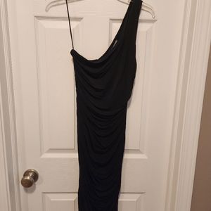 H&M Black One Shoulder Dress Size S